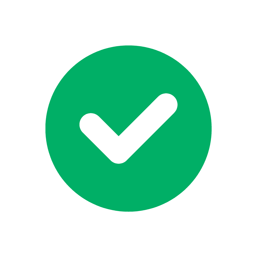 Grön checkmark-ikon som visar att detta ingår i surfresan