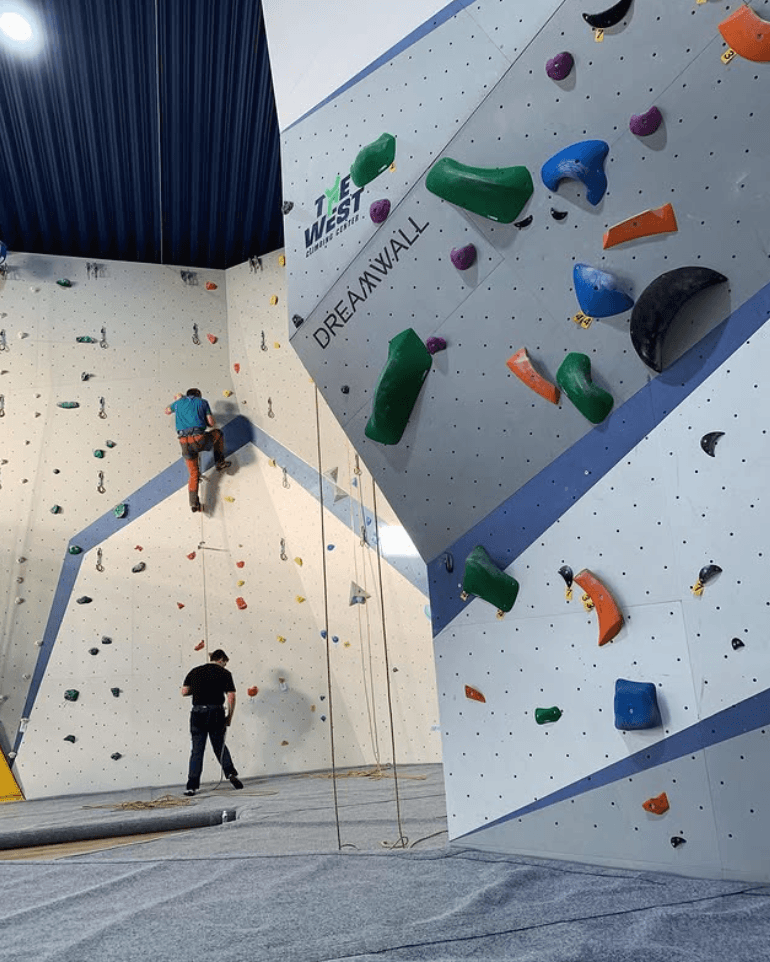 The West Climbing Center i Peniche, Portugal